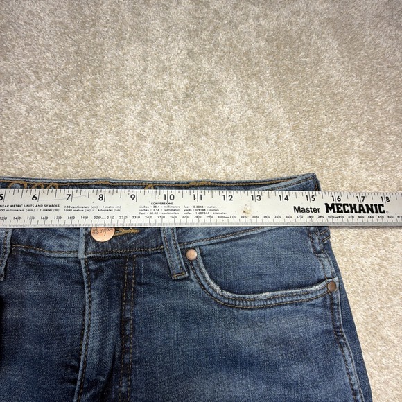 Wrangler High Rise Trouser Bootcut Jeans Womens 29 X 32 (FITS 30 X 32) Denim - Picture 5 of 10